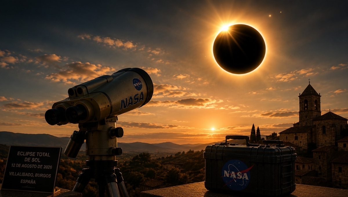 La NASA elige un pueblo de Burgos para retransmitir el eclipse